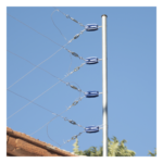 Aislador de Esquina para Cerco Eléctrico / 18 kV / Resistencia 10.2 kg / Anti UV / 66 mm x 31.6 mm sec_5_1S1000-381
