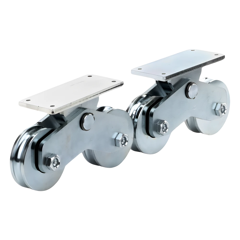 sec_5_2S1000-214 Rueda Doble para Puerta Corrediza / 12 cm / Carga 1200 kg / Canal U Semiredondo / Acero Galvanizado 1151-5641-001 3
