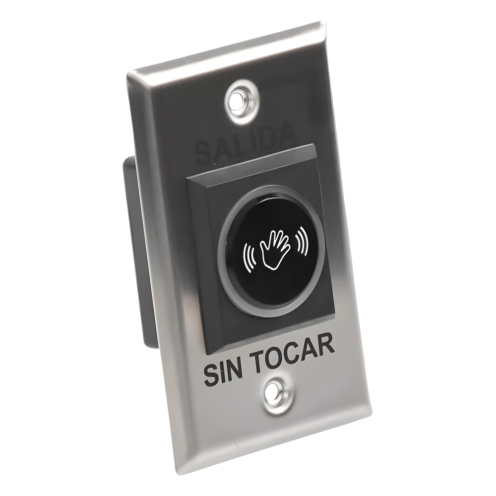 sec_5_2S1000-232 Botón de Salida sin Contacto / Sensor IR Ajustable 6 a 20 cm / LED Bicolor / Relé 0.5 a 30 s / 12-24 VCA/VCC / UL 294 SD-927-PKCNSQ 3
