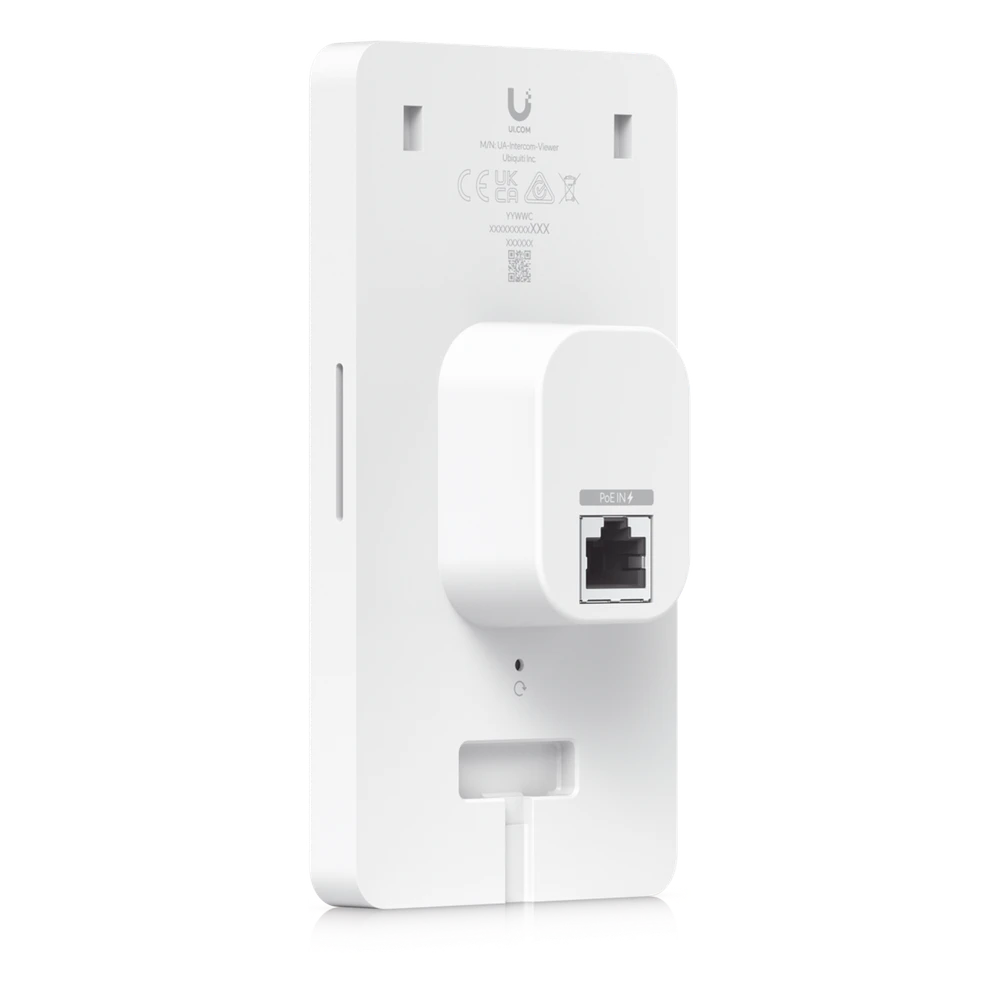 sec_5_2S1000-4 UniFi Intercom Viewer, monitor que se vincula a UA-INTERCOM, para visualizar y aperturar, pantalla táctil de 5", energizado por POE, montaje en pared UA-INTERCOM-VIEWER 6