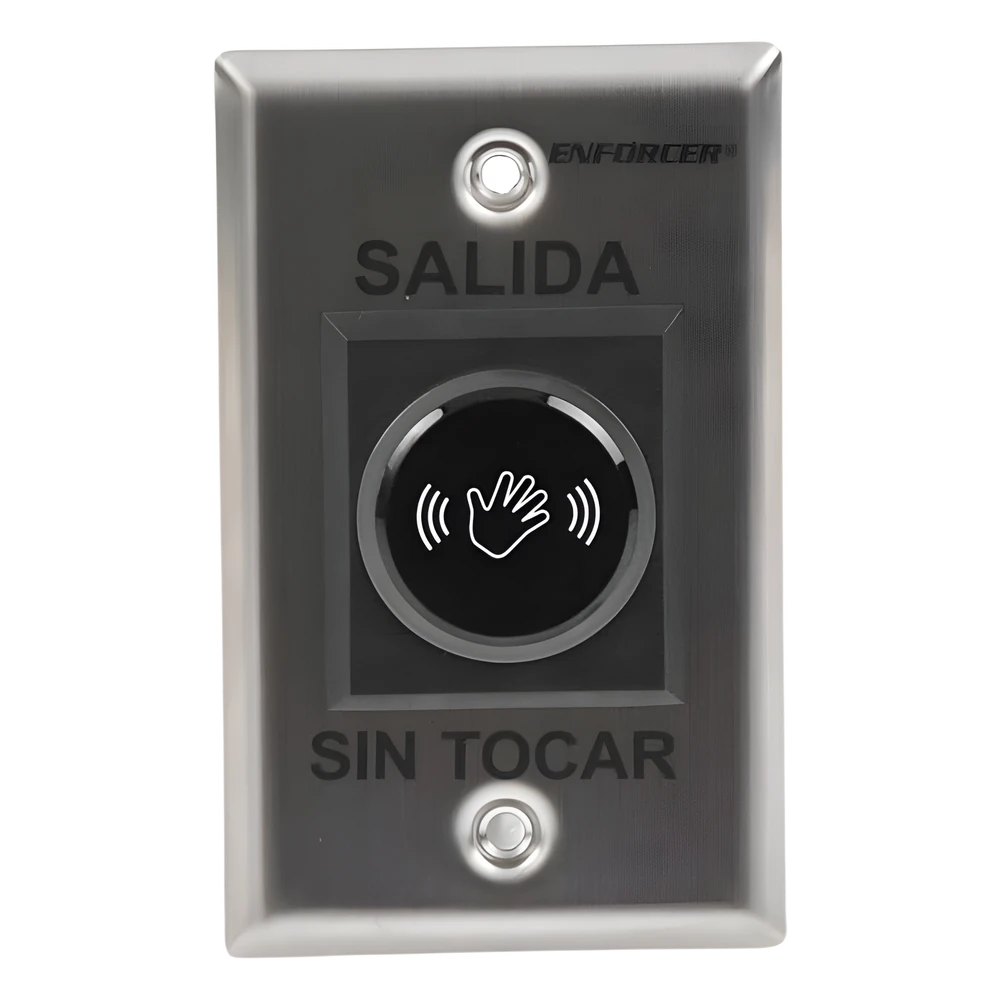 sec_5_3S1000-187 Botón de Salida sin Contacto / Sensor IR Ajustable 6 a 20 cm / LED Bicolor / Relé 0.5 a 30 s / 12-24 VCA/VCC / UL 294 SD-927-PKCNSQ 4