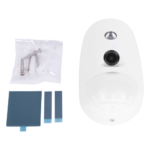 Sensor PIR Inalámbrico / Cámara VGA / Alcance 12 m (39.4 ft) / 85.9° / Inmunidad Mascotas 30 kg / Batería 6 Años / Uso Interior sec_5_4S1000-41