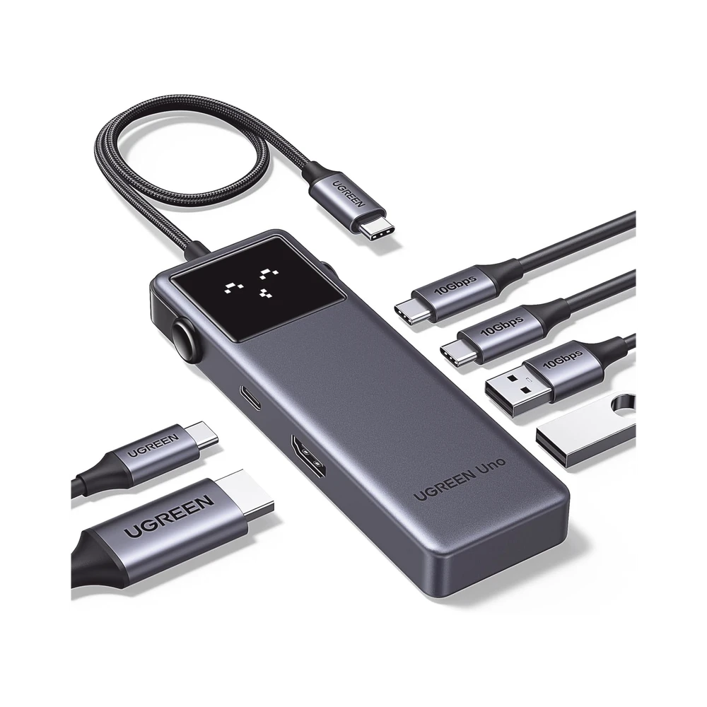 35998-l Hub USB-C / 6 Puertos / USB 3.2 10 Gbps / HDMI 4K@60Hz / PD 100W / Indicadores LED 35998 1