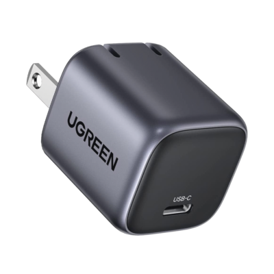Cargador de Pared USB-C / 20 W / GaN II / Power Delivery 3.0 / Quick Charge 4.0 / Enchufe Plegable / 100-240 V