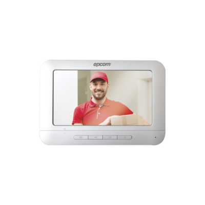 Monitor para Videoportero Análogo / 7 Pulgadas / 800x400 / Audio Manos Libres / 4 Hilos / Aluminio