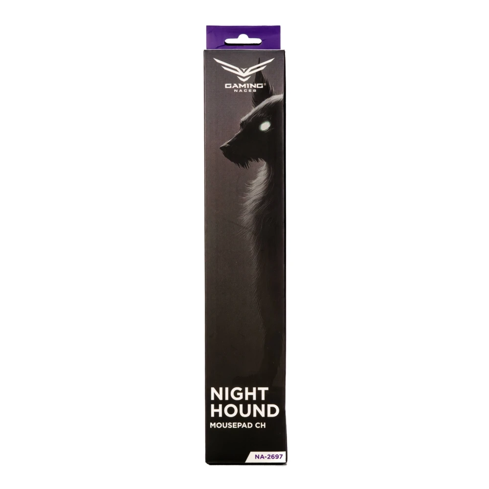 Mousepad Gaming Naceb NA-2697 Night Hound 12.2 x 9.4 pulgadas, Superficie Antideslizante, Alta Precisión NA-2697 3