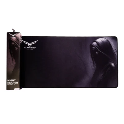 Mouse Pad Gamer Naceb NA-2727 Night Reaper. Superficie de microfibra mas base de caucho antideslizante, impresión de alta calidad, suave al tacto y resiste