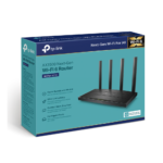 Router WiFi 6 / AX1500 / 4 Flujos / 4 Antenas Externas / 1 WAN Gigabit + 3 LAN Gigabit / OFDMA / Beamforming / WPA3 / EasyMesh ARCHERAX12-AD-3-l