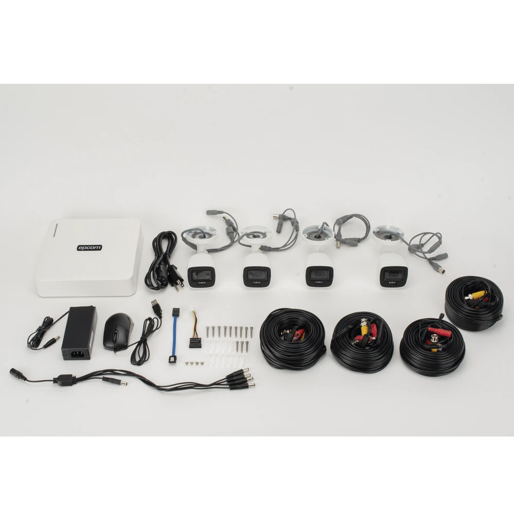 B8KITDL_A-AD-1-l Kit de Videovigilancia TurboHD / 1080p Lite / DVR 4 Canales / 4 Cámaras Bala / Dual Light 20 m (65.6 ft) / Audio Integrado / IP66 B8-KIT-DL/A 2