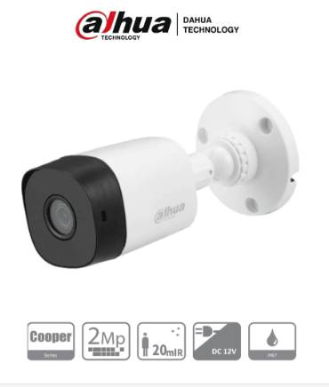 Camara Bullet HDCVI 1080p/ 82 Grados de Apertura/ Lente de 3.6mm/ IR de 20 Mts/ IP67/ TVI AHD y CVBS