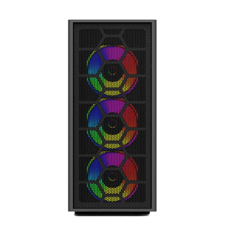 Gabinete Gamer Mini Torre ATX Dragonfly Mesh GM740 Azender Series GABBLR370_1_full