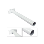 Brazo de Soporte para Luminario Público / Aluminio 50 mm / Longitud 500 mm (19.7 in) / Montaje en Pared / Compatible con Luminaria Solar JALPACC01-AD-3-l