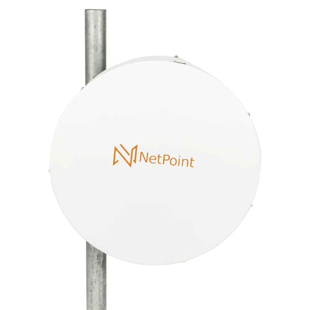 NPPROUW-AD-2-l Antena Direccional Parabólica / 27 dBi / 4.9-7.2 GHz / Dual Polaridad Slant 45°/90° / 39.6 cm / Radomo Integrado NPUW1 8