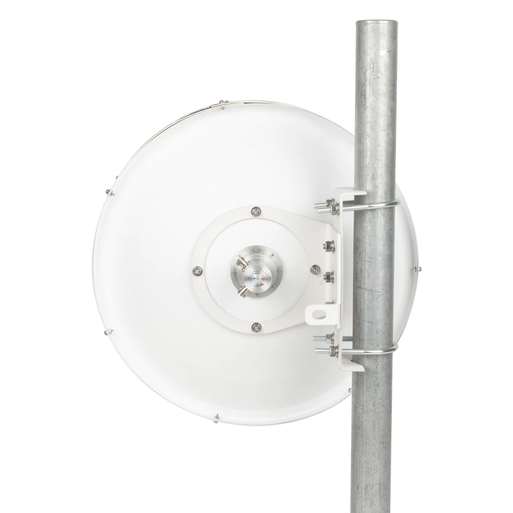 NPPROUW-AD-3-l Antena Direccional Parabólica / 27 dBi / 4.9-7.2 GHz / Dual Polaridad Slant 45°/90° / 39.6 cm / Radomo Integrado NPUW1 9