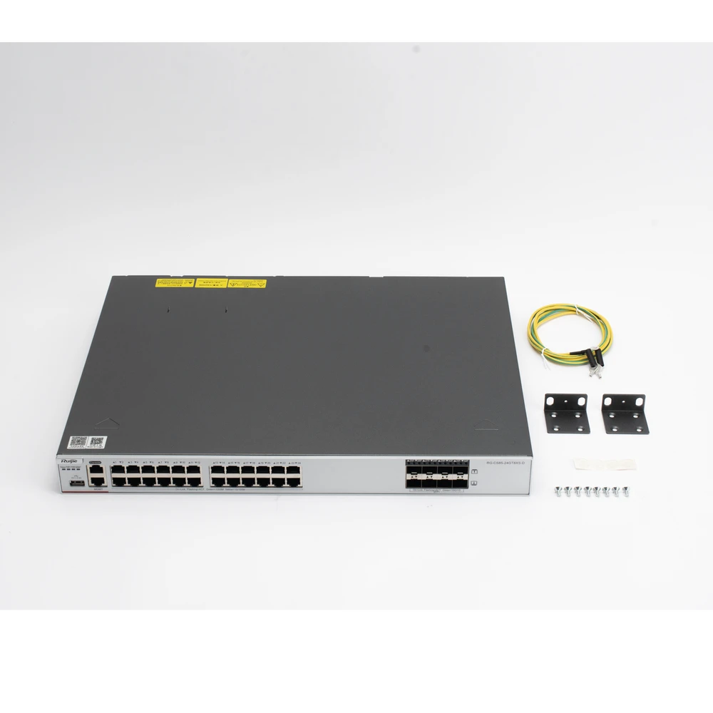 RGCS8524GT8XSD-AD-4-l Switch Core Capa 3 / 24 Puertos Gigabit / 8 SFP+ 10Gb / 880 Gbps / Gestión en Nube / Fuente Modular RG-CS85-24GT8XS-D 5