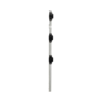 Poste de Paso para Cerca Eléctrica / Tubo de Acero Galvanizado en Caliente / 3 Aisladores con Remache / Longitud 75 cm (29.5 in) / Diámetro 25 mm (1 in) / Peso 0.57 kg SFPOST3-AD-2-l