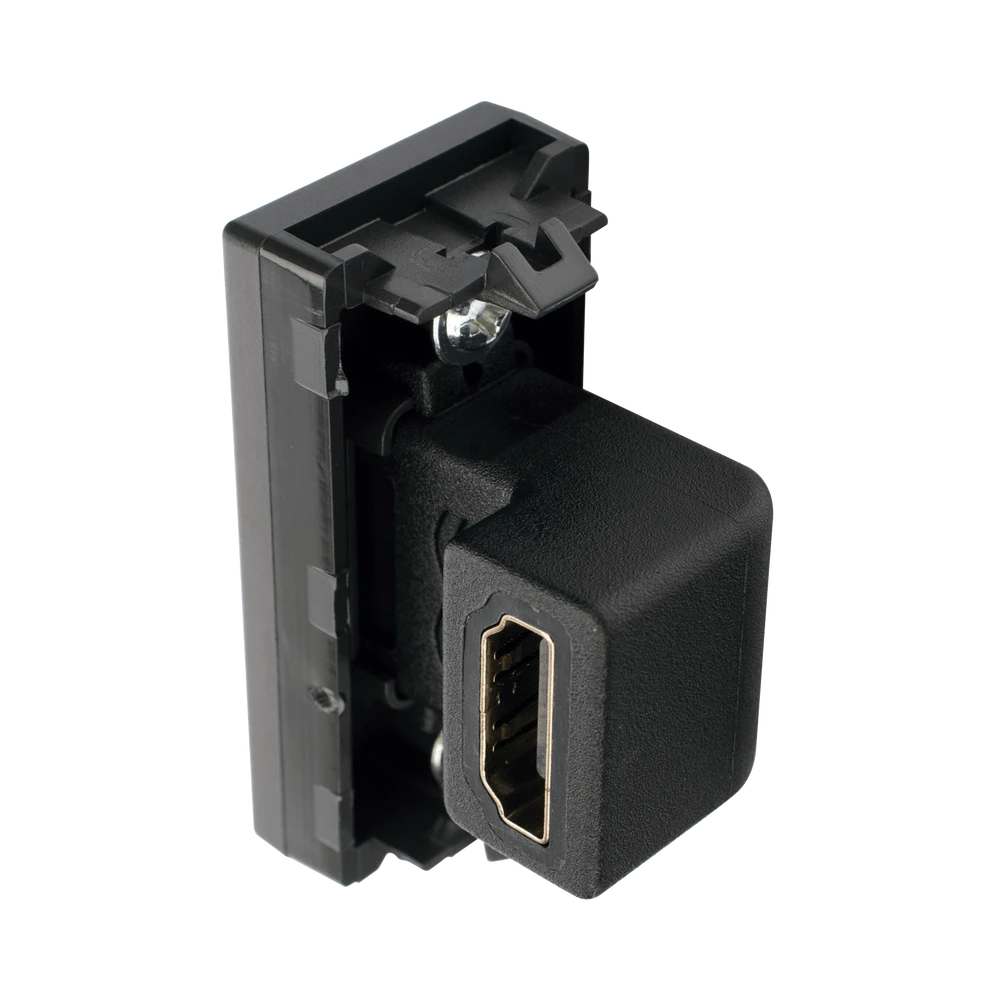 SMHDMIN-AD-3-l Módulo HDMI / Conector Hembra-Hembra / Full HD y 4K / Acabado Negro / Sistema Modular K45 SM-HDMI-N 4