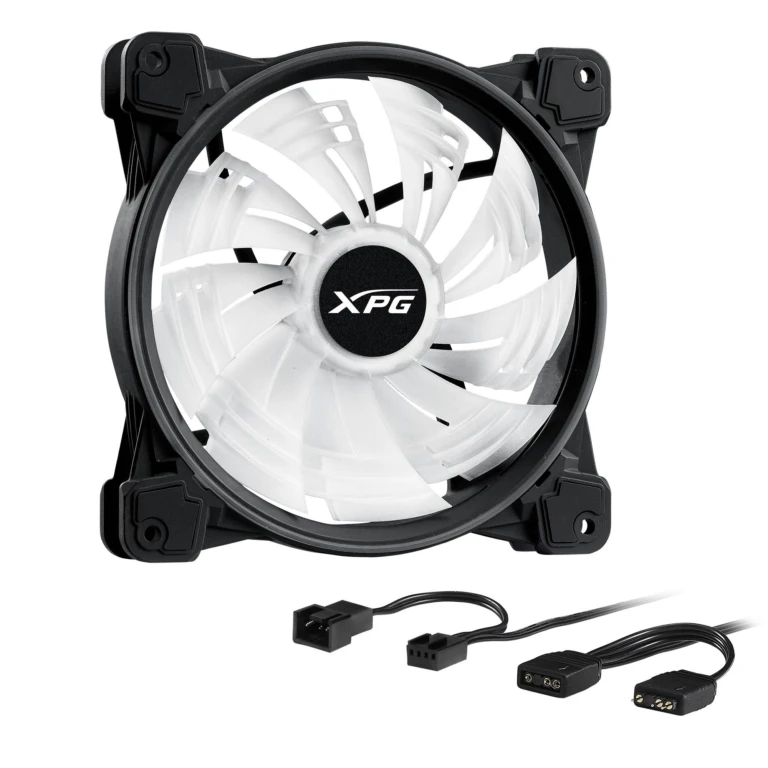 Ventilador XPG HURRICANE 140 ARGB PWM (Pulse Width Modulation). 140mm. Con Iluminacion ARGB. NEGRO. HURRICANE140ARGBPWM-BKCWW VENDAT050_2_full