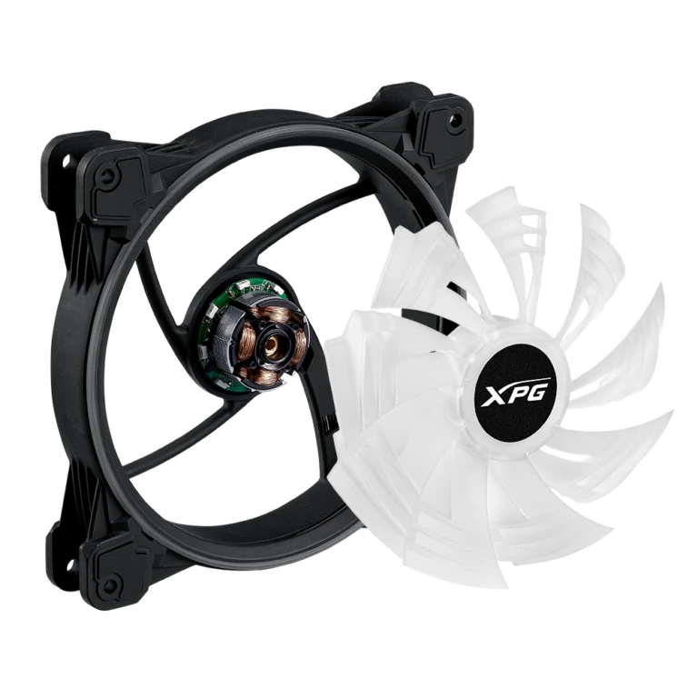 Ventilador XPG HURRICANE 140 ARGB PWM (Pulse Width Modulation). 140mm. Con Iluminacion ARGB. NEGRO. HURRICANE140ARGBPWM-BKCWW VENDAT050_6_full
