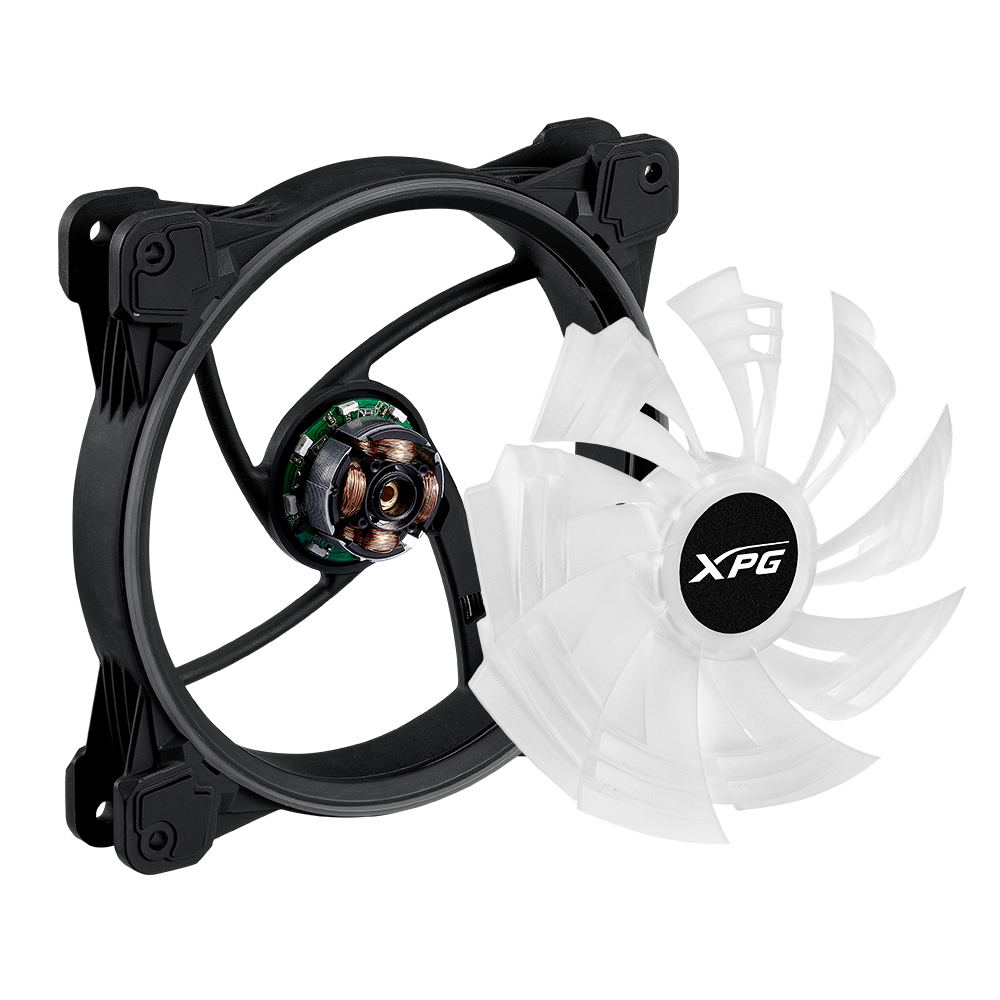 VENDAT050_6_full Ventilador XPG HURRICANE 140 ARGB PWM (Pulse Width Modulation). 140mm. Con Iluminacion ARGB. NEGRO. HURRICANE140ARGBPWM-BKCWW 12