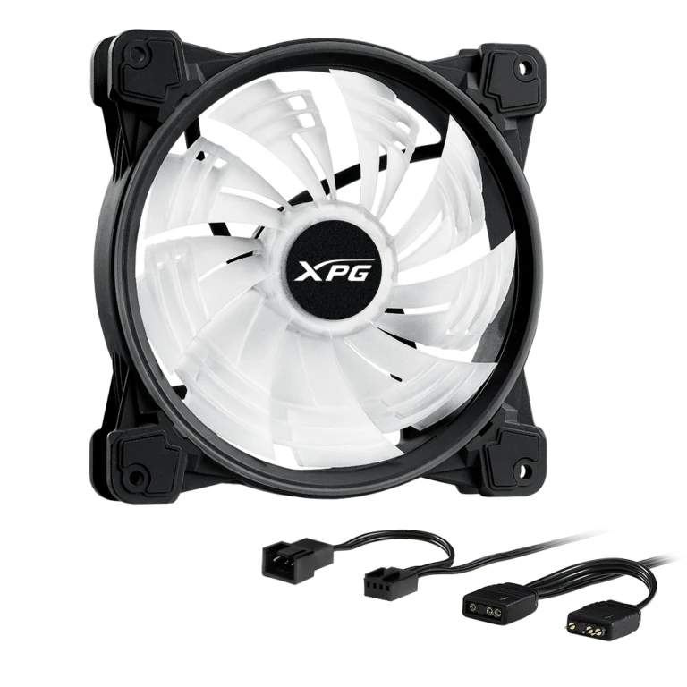 Ventilador XPG HURRICANE 140 ARGB PWM (Pulse Width Modulation). 140mm. Con Iluminacion ARGB. NEGRO. HURRICANE140ARGBPWM-BKCWW VENDAT050_7_full