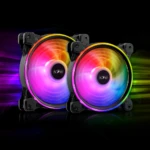 Ventilador XPG HURRICANE 140 ARGB PWM (Pulse Width Modulation). 140mm. Con Iluminacion ARGB. NEGRO. HURRICANE140ARGBPWM-BKCWW VENDAT050_9_full