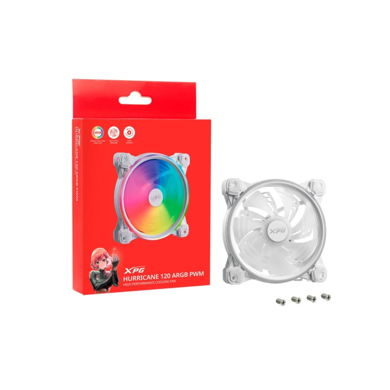 Ventilador XPG HURRICANE 120 ARGB PWM , Blanco, Ventilador, 18,17 dB, 2000 RPM VENDAT140_4_full