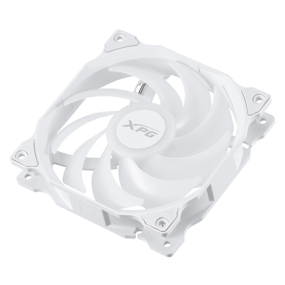 Ventilador XPG VENTO 120 ARGB PWM (Pulse Width Modulation). Dimensiones 120 x 120 x 25mm. Con Iluminacion ARGB. VENTO120ARGBPWM-WHCWW 2