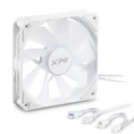 Ventilador XPG VENTO R 120 ARGB PWM (Pulse Width Modulation). Dimensiones 120 x 120 x 25mm. Iluminación ARGB. BLANCO VENTOR120ARGBPWM-WHCWW VENDAT250_2_full