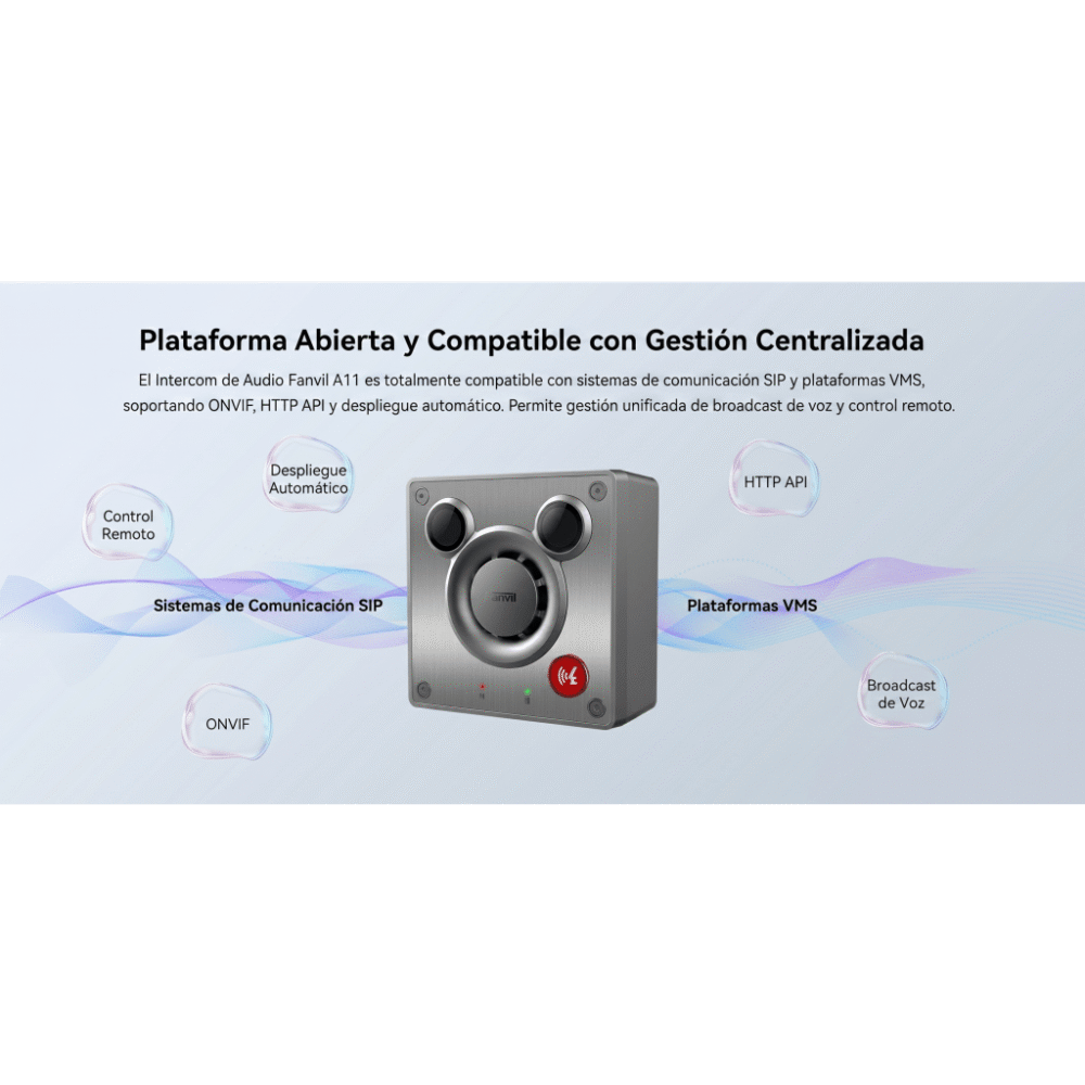 Intercom IP para Exterior / Cámara 4 Megapixel (1080p) / HDR e Iluminación IR / Altavoz 5W y Doble Micrófono con Reducción de Ruido / Panel Acero Inoxidable y Cuerpo Aluminio / IP66 e IK10 / PoE+ / 2 Líneas SIP A11 24