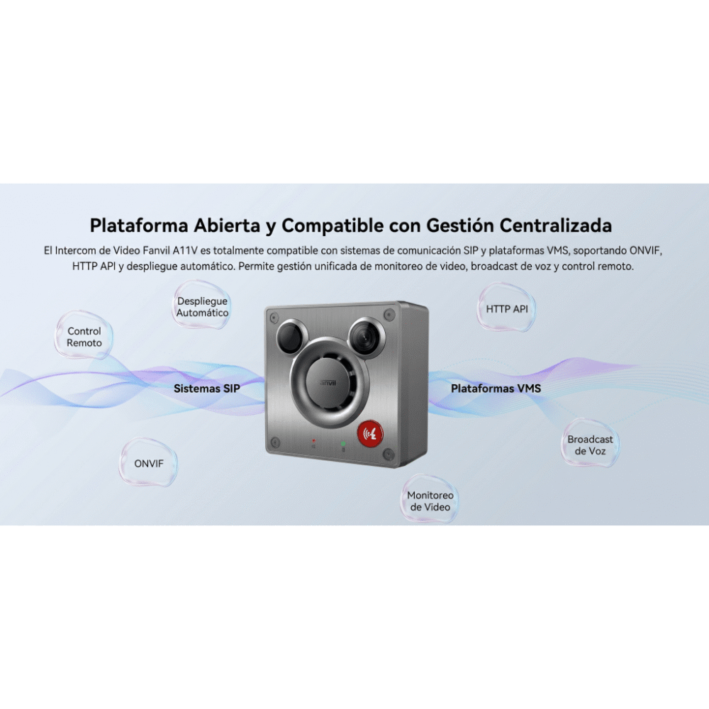 Videoportero IP para Exterior / Cámara 4 Megapixel (1080p) / HDR e Iluminación IR / Altavoz 5W y Doble Micrófono / Panel Acero Inoxidable y Cuerpo Aluminio / IP66 e IK10 / PoE+ / 2 Líneas SIP A11V 32