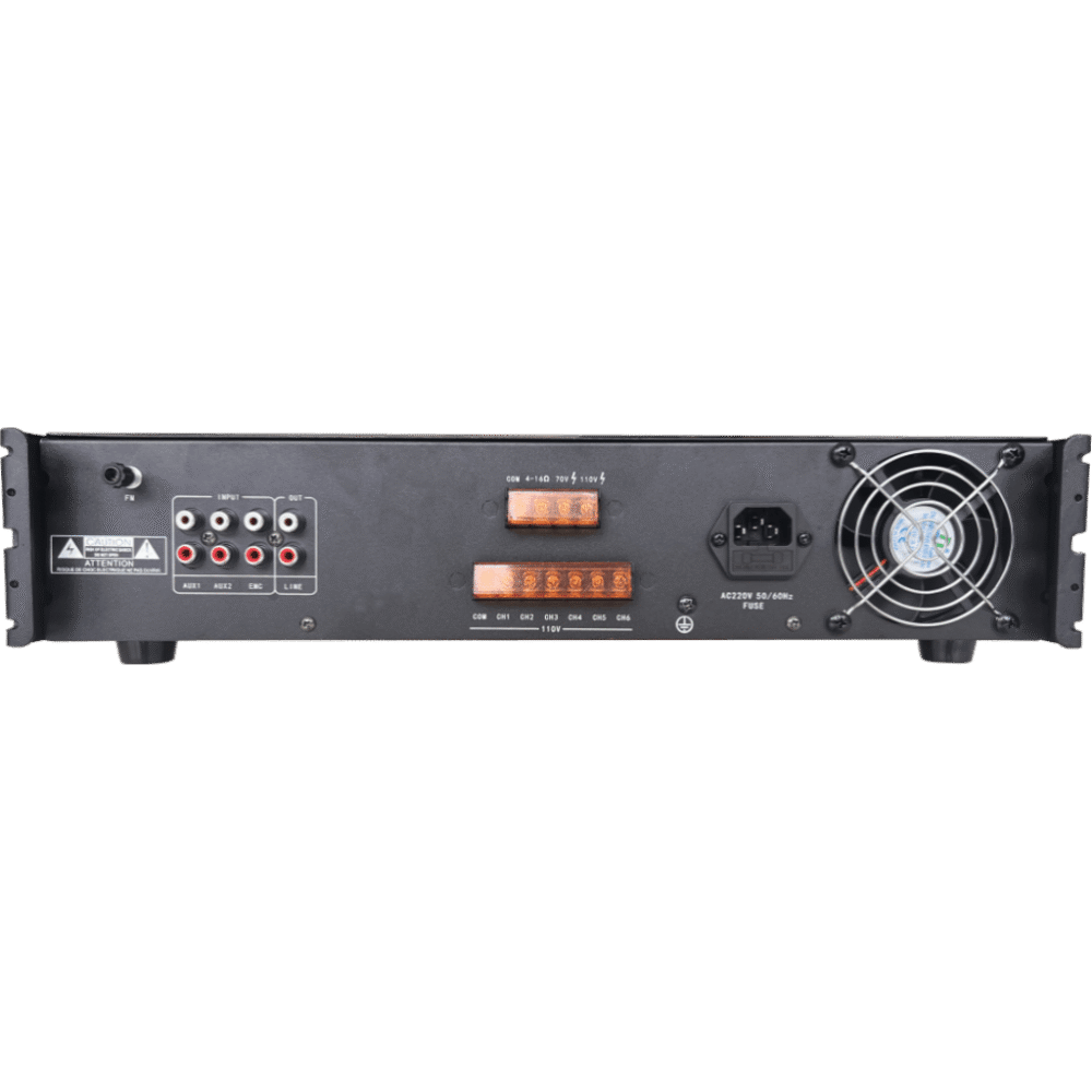 adicional_2S1000-10 Kit de amplificador de Audio + Micrófono | Voceo | Música ambiental | 120 watts DS-QAEKITMIC-120 3