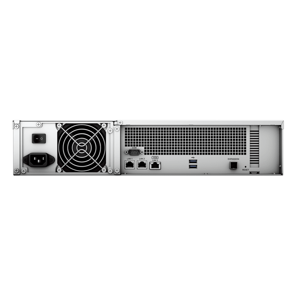 adicional_3S1000-3 Servidor NAS Rack / 12 Bahías / 2U / Hasta 216 TB (expansible a 432 TB) / Rendimiento 3,500/1,700 MB/s / 10GbE / Fuentes Redundantes / Alta Disponibilidad RS2423PLUS 7