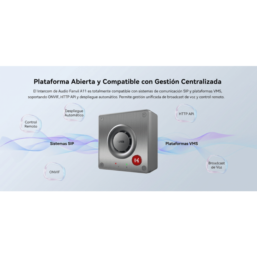Intercom IP para Exterior / Cámara 4 Megapixel (1080p) / HDR e Iluminación IR / Altavoz 5W y Doble Micrófono con Reducción de Ruido / Panel Acero Inoxidable y Cuerpo Aluminio / IP66 e IK10 / PoE+ / 2 Líneas SIP A11 13