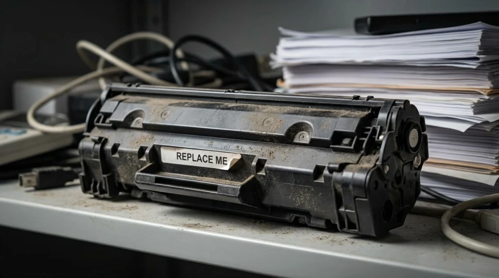 Cada cuánto cambiar consumibles y evitar fallas de impresión Los consumibles que nadie vigila (y que sí detienen la operación) — cada cuánto cambiar el tóner de la impresora