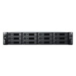 Servidor NAS Rack / 12 Bahías / 2U / Hasta 216 TB (expansible a 432 TB) / Rendimiento 3,500/1,700 MB/s / 10GbE / Fuentes Redundantes / Alta Disponibilidad frontal_0S1000-15