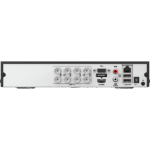 DVR Pentahíbrido / 8 Canales TurboHD 4K + 16 Canales IP / 8 Megapixel (4K) / Salida HDMI 4K / H.265+ con GUANLAN AI / Audio Bidireccional / 1 Bahía SATA 10 TB lateral_derecha_0S1000-12
