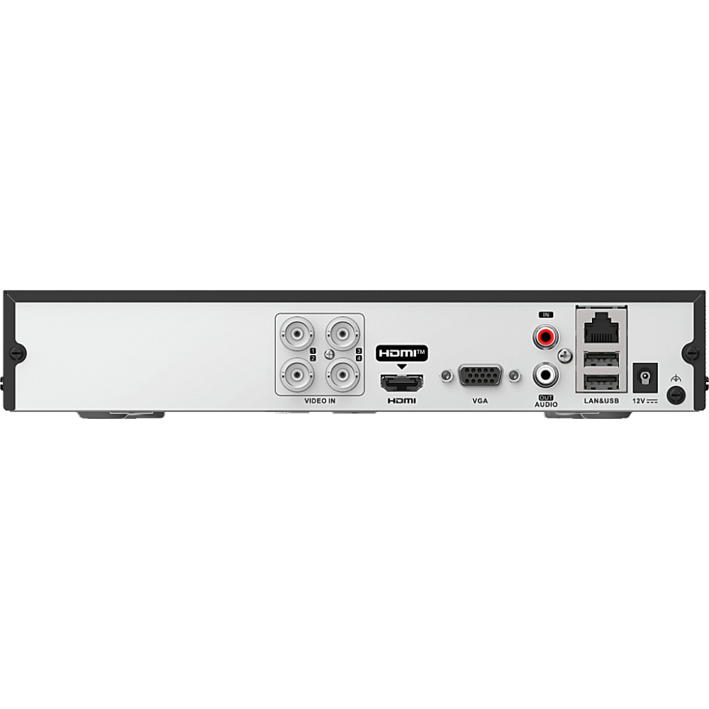 lateral_derecha_0S1000-13 DVR Pentahíbrido / 4 Canales TurboHD 4K + 8 Canales IP / 4K HDMI / AcuSearch / Perimeter Protection / 1 Bahía SATA 10 TB DS-7204HUHI-S1/XT 2