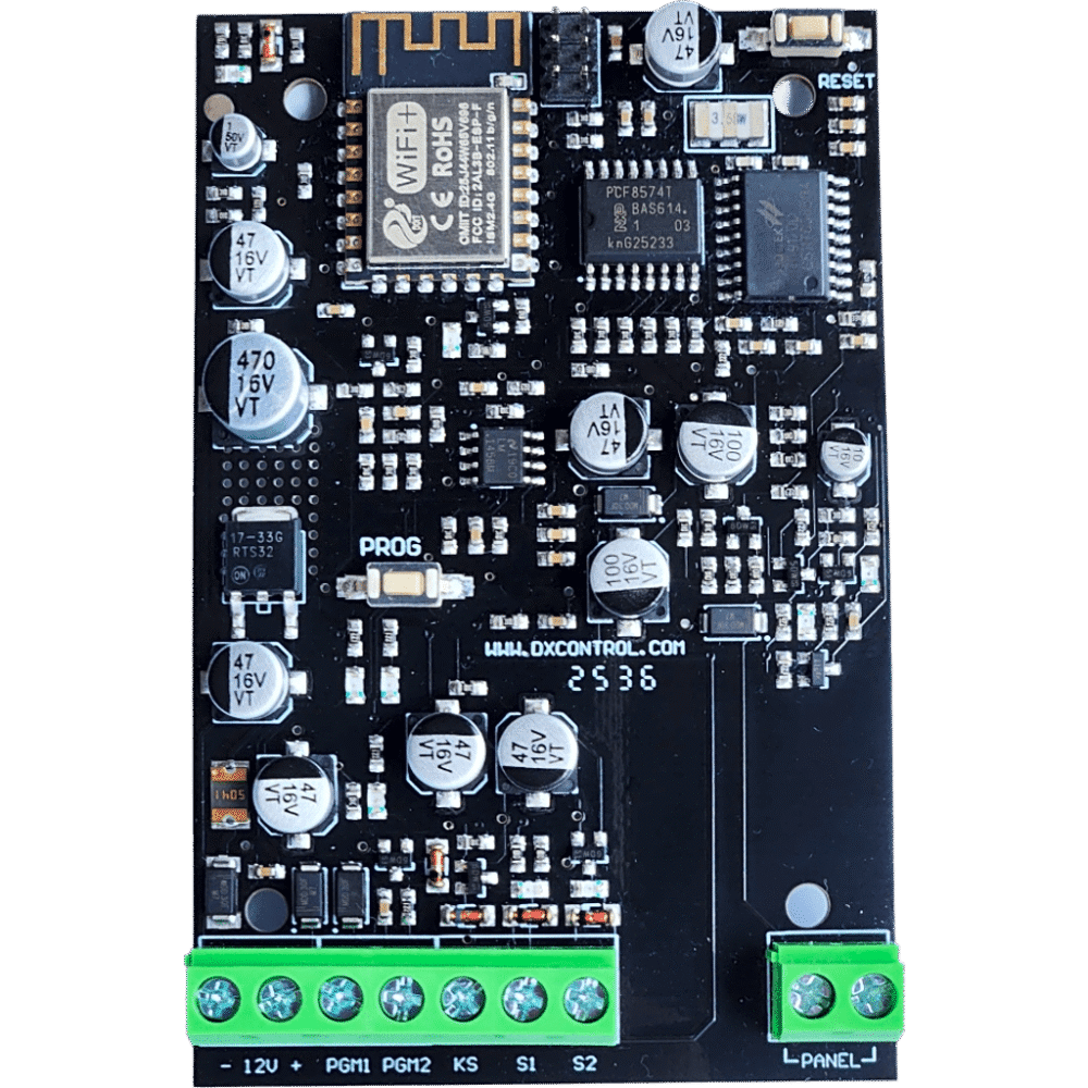 Comunicador Wi-Fi para Panel de Alarma / Control Remoto Bidireccional / 2 Salidas Domóticas / Notificaciones Push / Doble Banda 2.4 GHz / Compatible Contact ID DX-FULL-WIFI 4