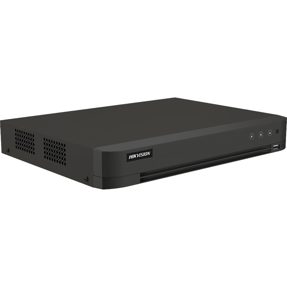 lateral_izquierda_0S1000-17 DVR Pentahíbrido / 16 Canales TurboHD 4K + 32 Canales IP / AcuSearch / Protección Perimetral IA / 20 TB / HDMI 4K / H.265+ DS-7216HUHI-S2/XT 3