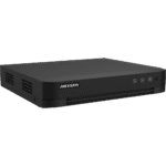 DVR Pentahíbrido / 8 Canales TurboHD 4K + 16 Canales IP / 8 Megapixel (4K) / Salida HDMI 4K / H.265+ con GUANLAN AI / Audio Bidireccional / 1 Bahía SATA 10 TB lateral_izquierda_0S1000-18