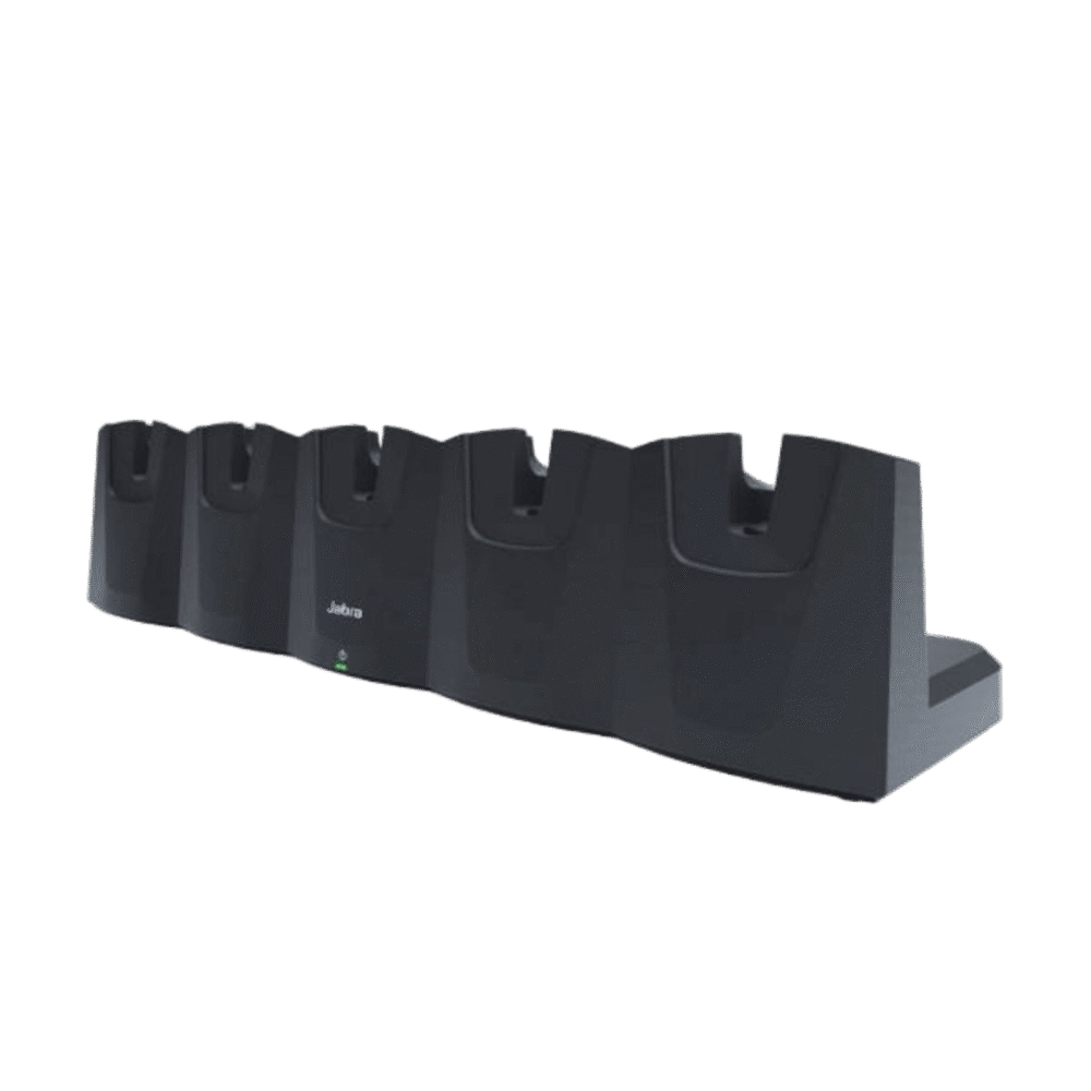 lateral_izquierda_0S1000-5 Estación de Carga / 5 Bays / Headset Perform 45 / Actualización Firmware USB 2.0 / LED Indicadores por Bay / Rack 19" PERFORM-5BAY-CHG 3