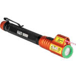 Minilinterna LED / 70 Lúmenes / Láser Rojo Clase 3R / Caídas 3 m (9.8 ft) / Rango -30 a 60 °C / Anillo Fosforescente listado_0S1000-5