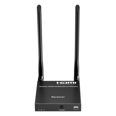 Receptor Inalámbrico HDMI / 4K@60Hz 4096x2160 / Tecnología ipcolor STREAM / Banda 5G 5.18-5.24 GHz / Alcance 50 m (164 ft) / 1 a 4 Conexiones Simultáneas