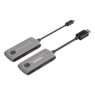 Extensor HDMI Inalámbrico / 4K@60Hz / Type-C / Wi-Fi 6 / 5 GHz / 20 m (65.6 ft) / HDCP 2.2 / 18 Gbps / 16:1 TX-RX