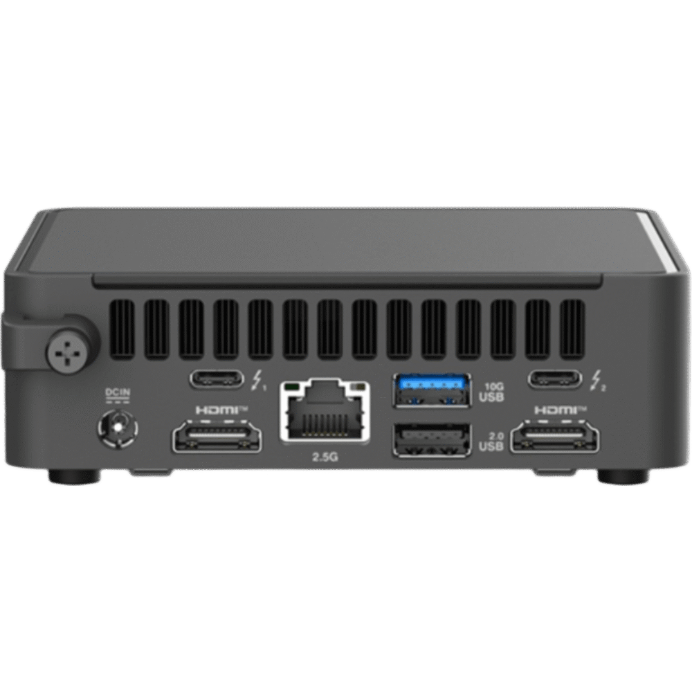 portada_0S1000-144 Mini PC / Intel Core 7 240H / 16 GB DDR5-5600 / Wi-Fi 7 / 2.5GbE / Thunderbolt 4 / 4x 4K / Chasis 0.48 L BOXNUCI7ALL 1