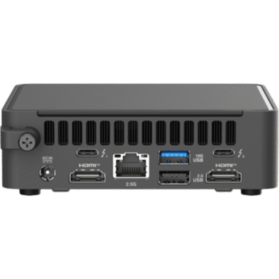 Mini PC / Intel Core 7 240H / 16 GB DDR5-5600 / Wi-Fi 7 / 2.5GbE / Thunderbolt 4 / 4x 4K / Chasis 0.48 L