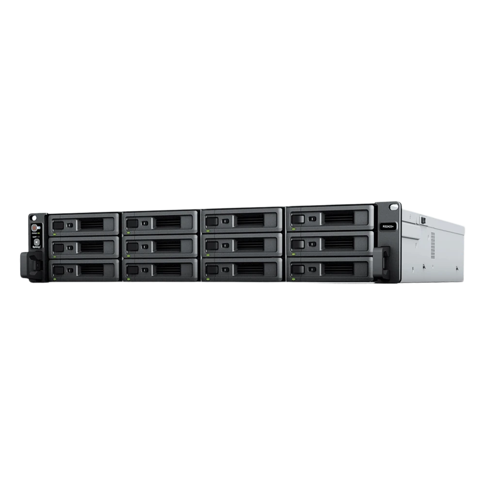 portada_0S1000-145 Servidor NAS Rack / 12 Bahías / 2U / Hasta 216 TB (expansible a 432 TB) / Rendimiento 3,500/1,700 MB/s / 10GbE / Fuentes Redundantes / Alta Disponibilidad RS2423PLUS 1