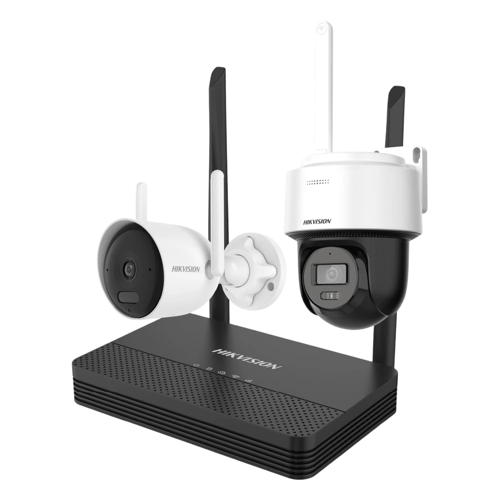portada_0S1000-155 Kit de Videovigilancia IP Inalámbrico / 4 Megapixel / NVS 4 Canales / 2 Cámaras Wi-Fi / Dual Light / Audio Bidireccional / IP66 / Micro SD 512 GB NKS424WBPH 1