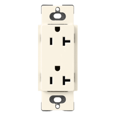 Contacto Dúplex de Pared / 20 A / 125 V / Terminales Laterales o Push-In / Acabado Satin Colors / Sin Tamper-Resistant